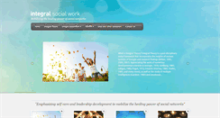 Desktop Screenshot of integralsocialwork.com